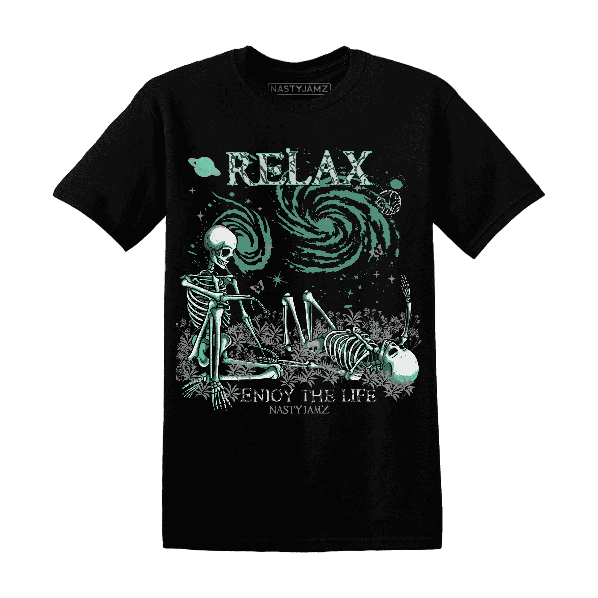 Green-Glow-3s-NastyJamz-T-Shirt-Match-Relax