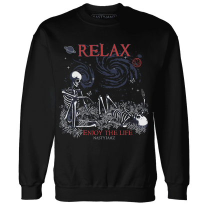 VaporMax-Air-Plus-Midnight-Navy-Gold-Black-Sweatshirt-Match-Relax