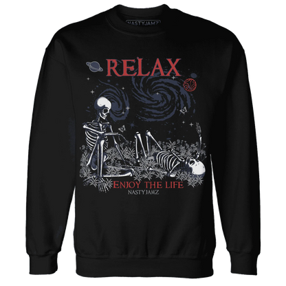 VaporMax-Air-Plus-Midnight-Navy-Gold-Black-NastyJamz-Sweatshirt-Match-Relax