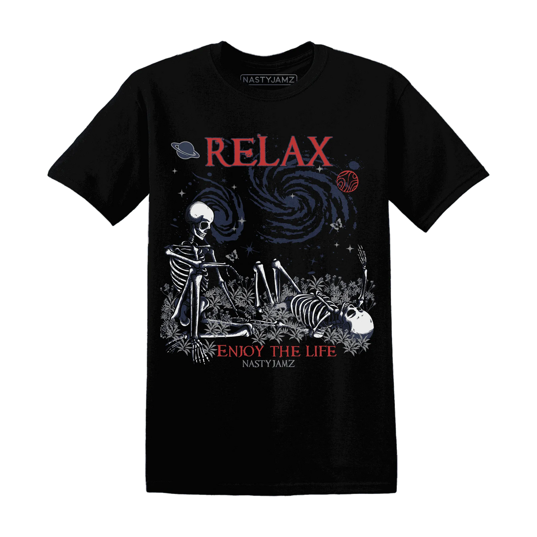 VaporMax-Air-Plus-Midnight-Navy-Gold-Black-T-Shirt-Match-Relax