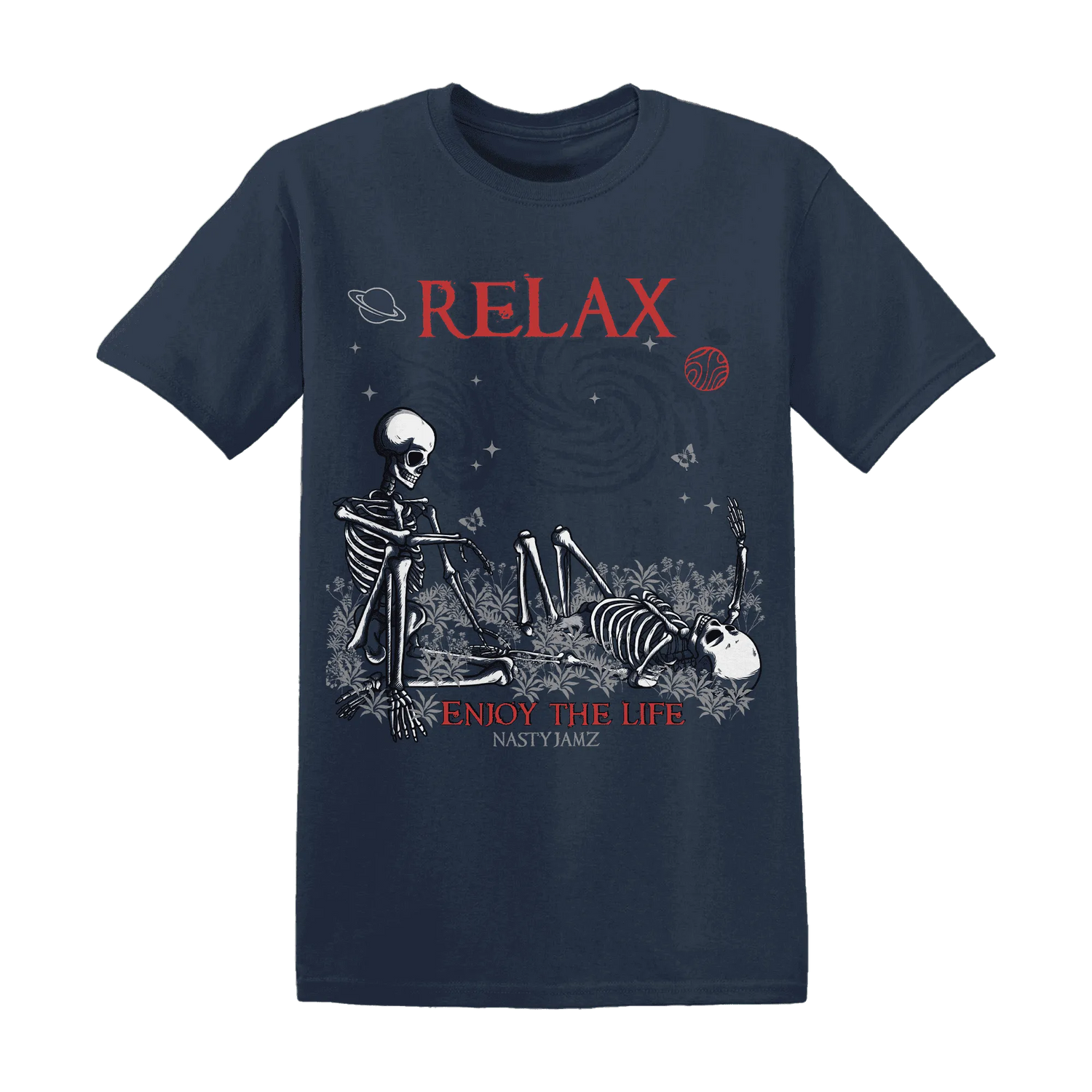 VaporMax-Air-Plus-Midnight-Navy-Gold-Black-T-Shirt-Match-Relax