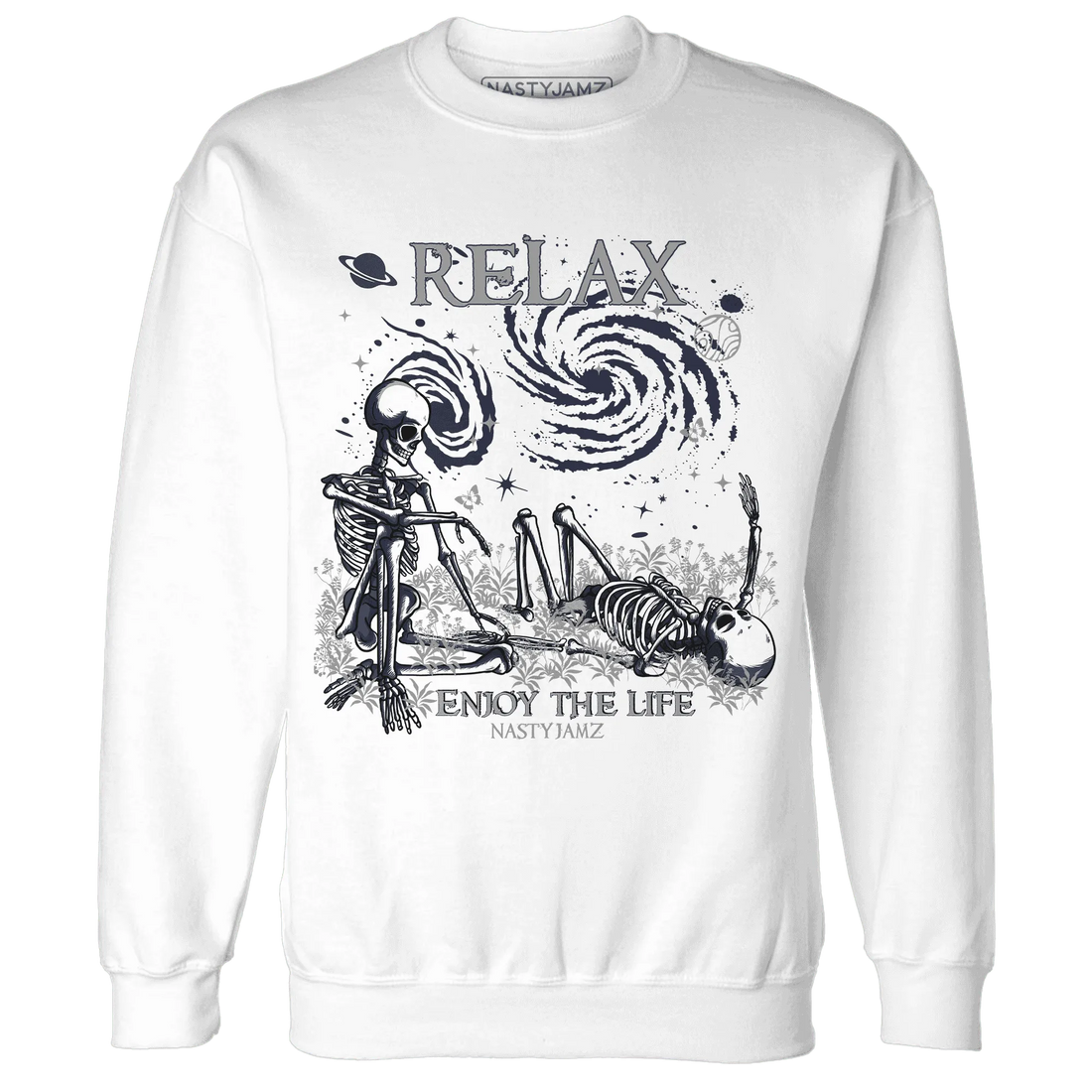 VaporMax-Plus-Midnight-Navy-White-Metallic-Silver-Sweatshirt-Match-Relax