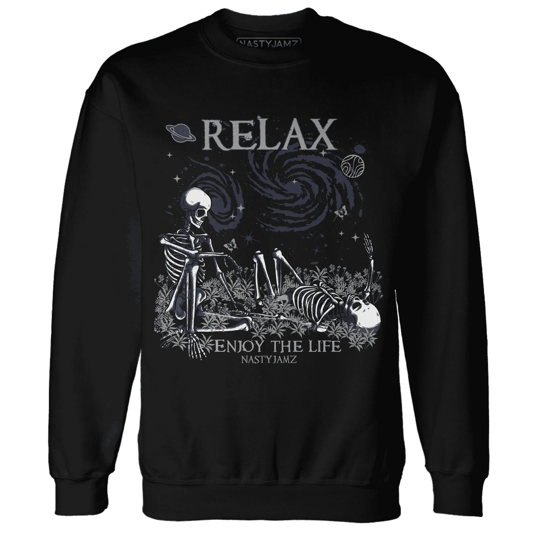 VaporMax-Plus-Midnight-Navy-White-Metallic-Silver-Sweatshirt-Match-Relax