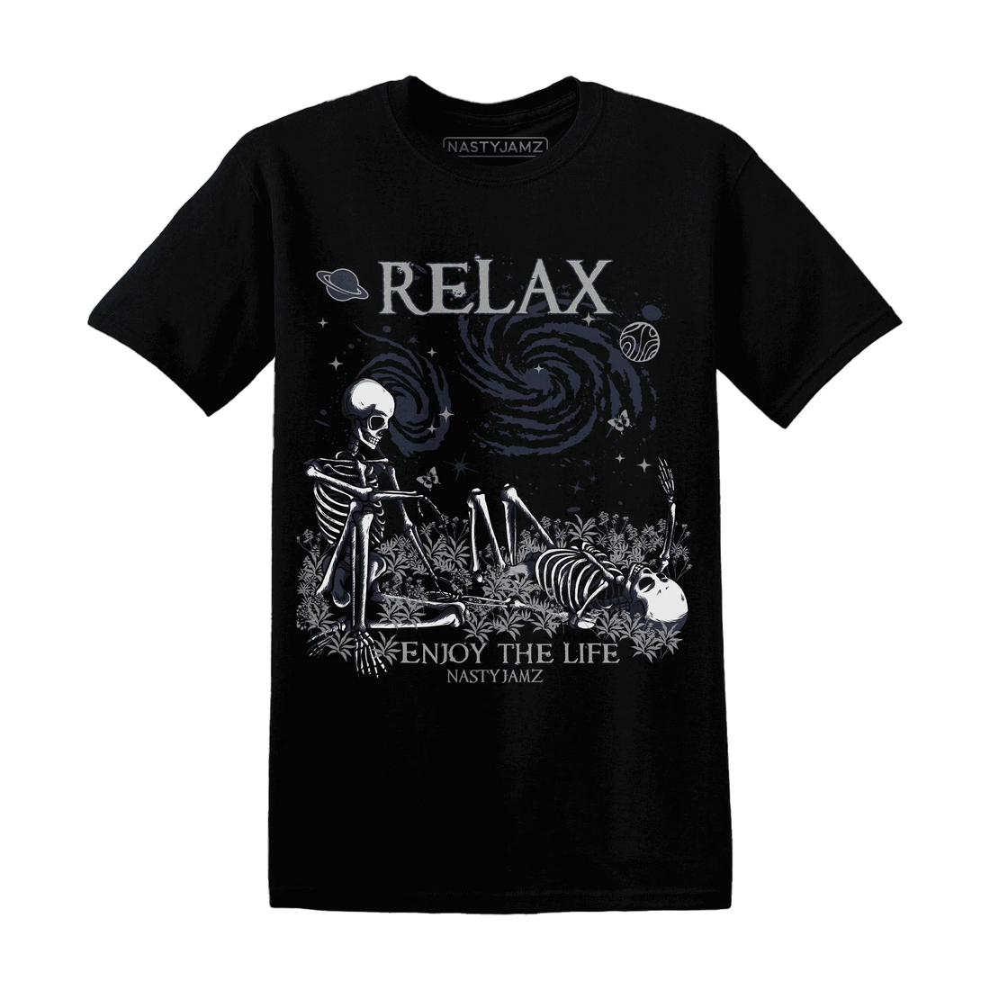 VaporMax-Plus-Midnight-Navy-White-Metallic-Silver-T-Shirt-Match-Relax