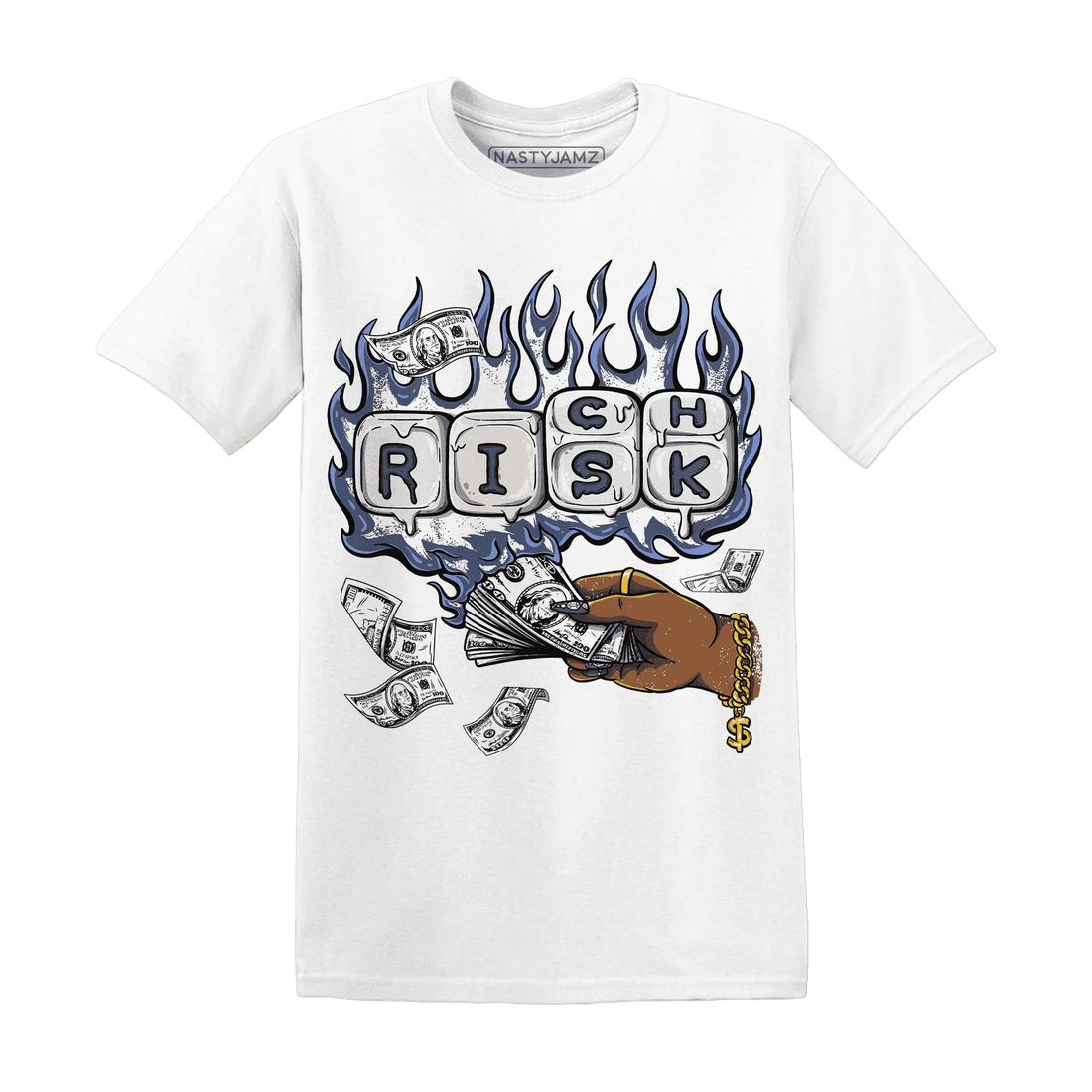 Low-Diffused-Blue-11s-T-Shirt-Match-Rich-Or-Risk
