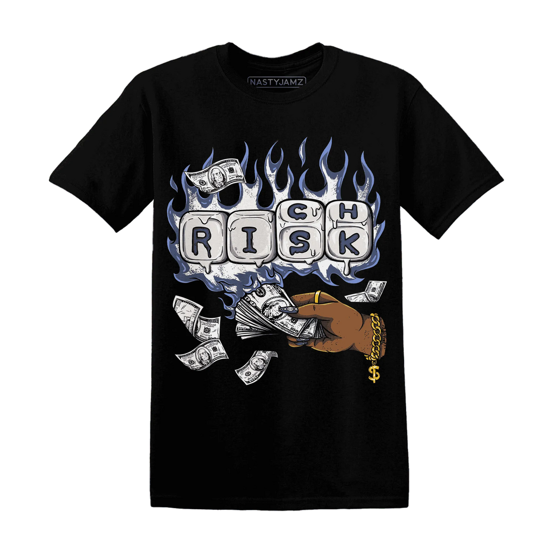Low-Diffused-Blue-11s-T-Shirt-Match-Rich-Or-Risk