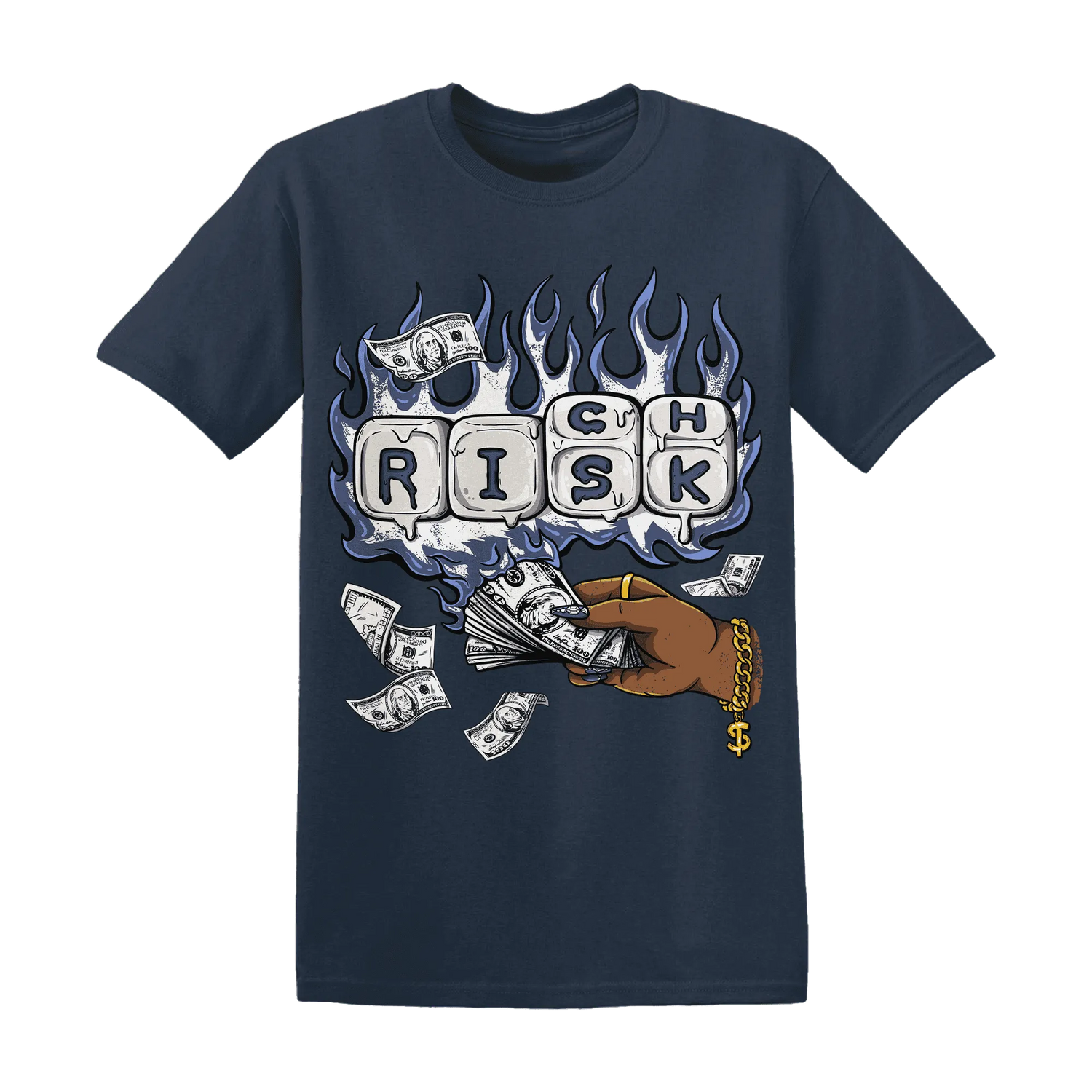 Low-Diffused-Blue-11s-T-Shirt-Match-Rich-Or-Risk