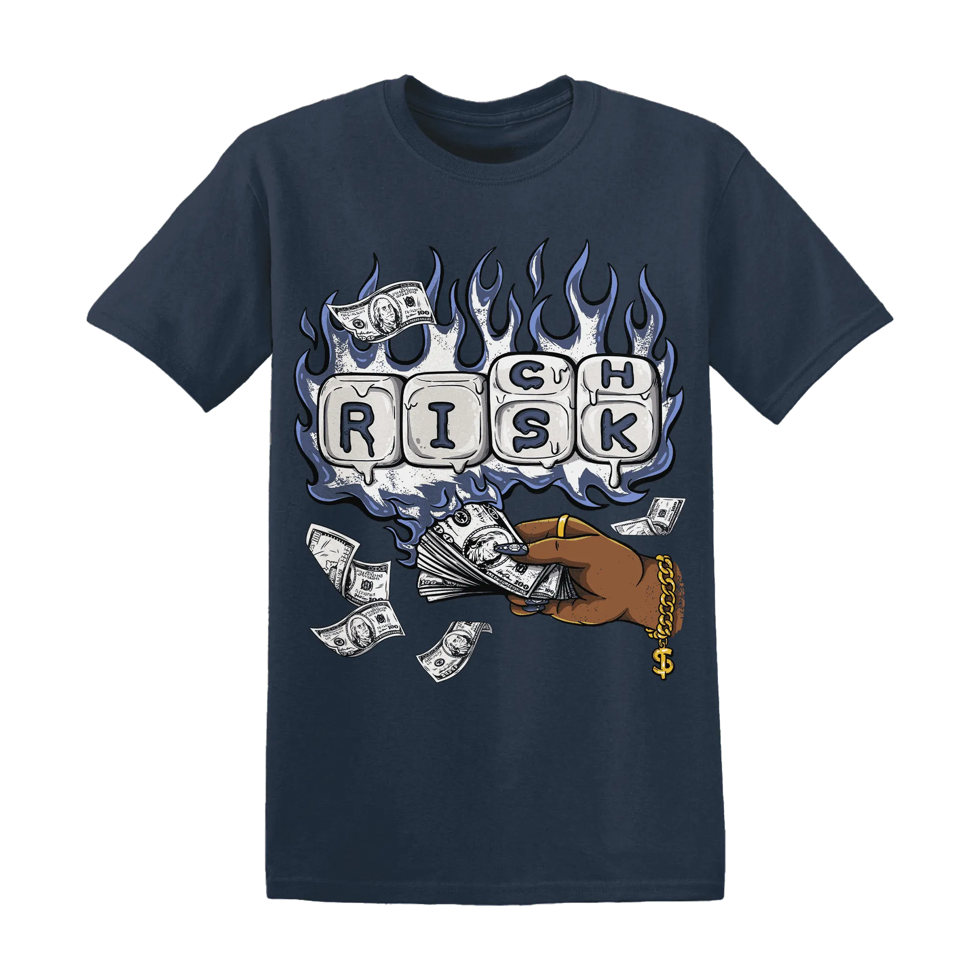 Low-Diffused-Blue-11s-T-Shirt-Match-Rich-Or-Risk