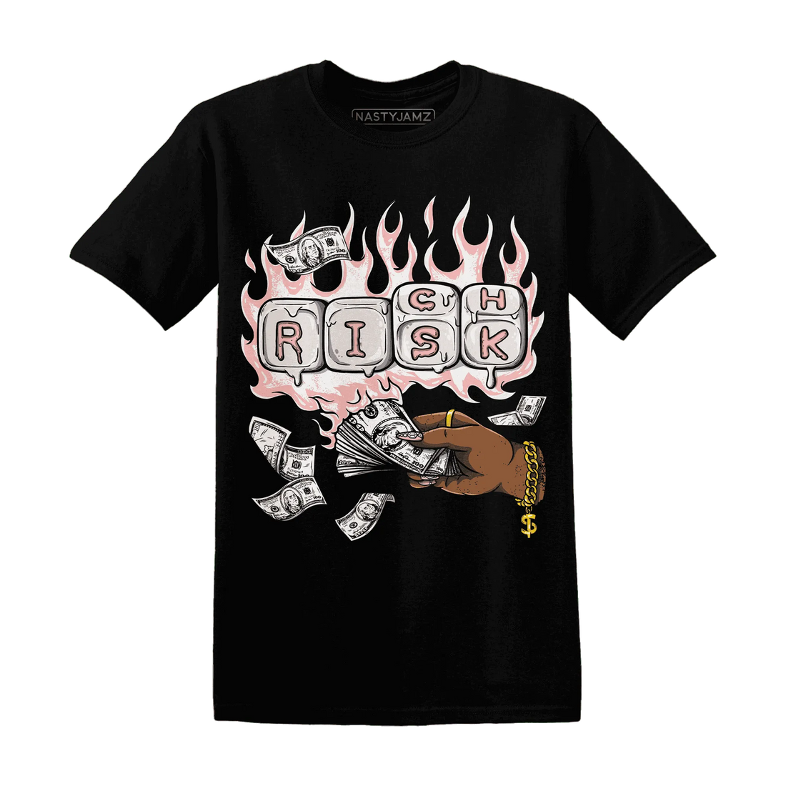Low-Legend-Pink-11s-T-Shirt-Match-Rich-Or-Risk
