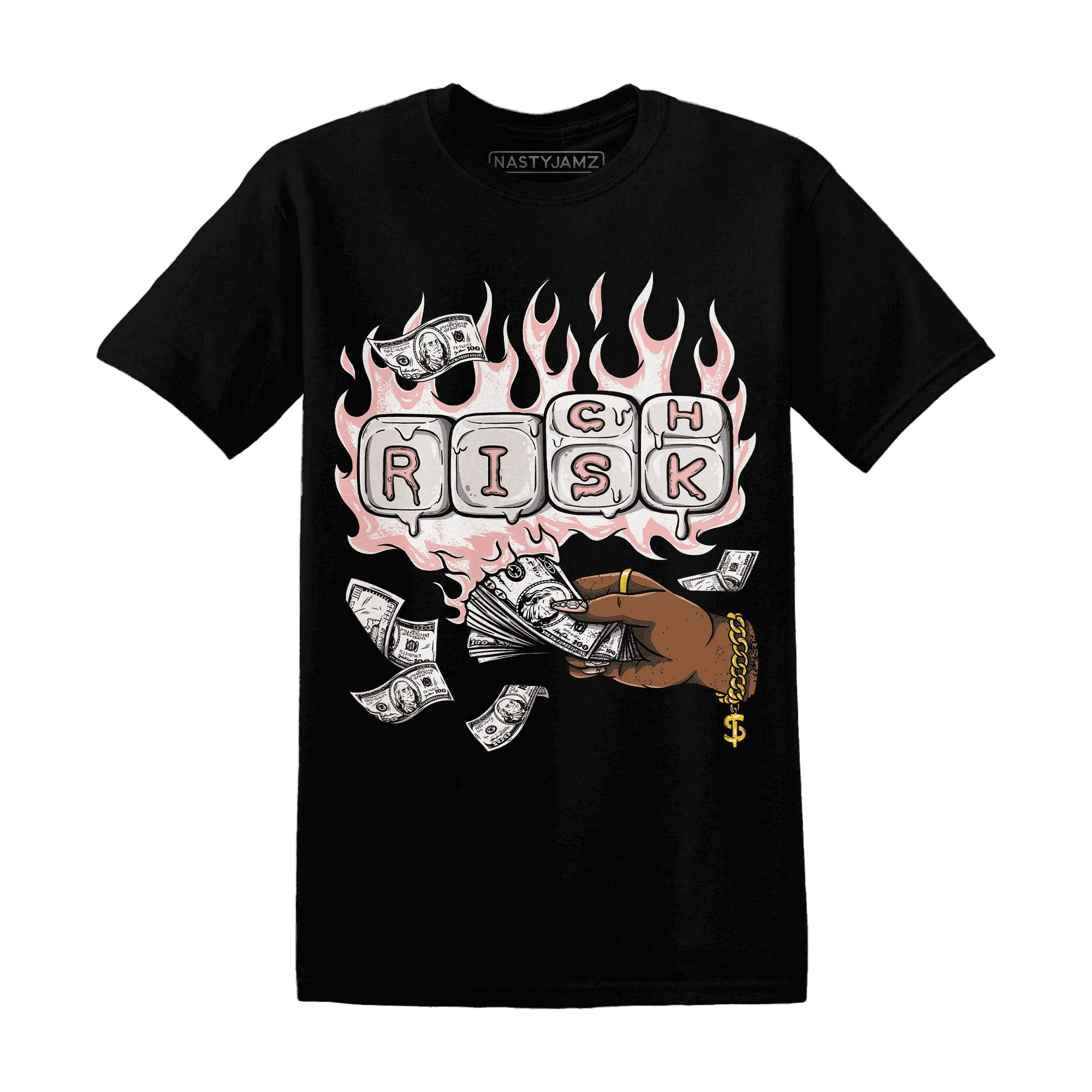 Low-Legend-Pink-11s-T-Shirt-Match-Rich-Or-Risk