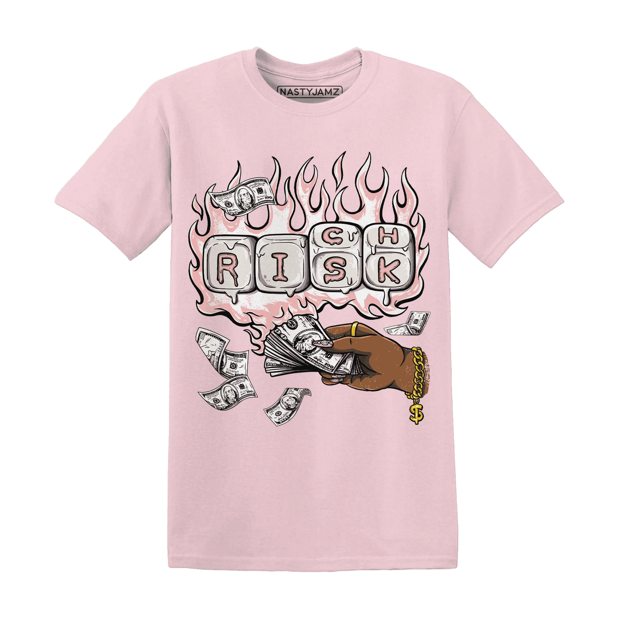 Low-Legend-Pink-11s-T-Shirt-Match-Rich-Or-Risk