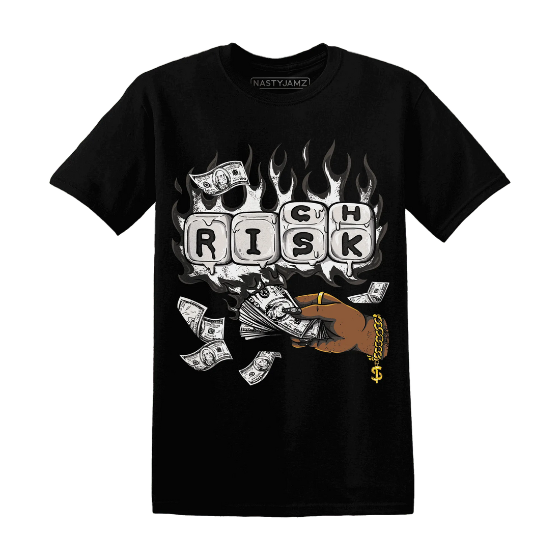 Low-Space-Jamz-11s-T-Shirt-Match-Rich-Or-Risk