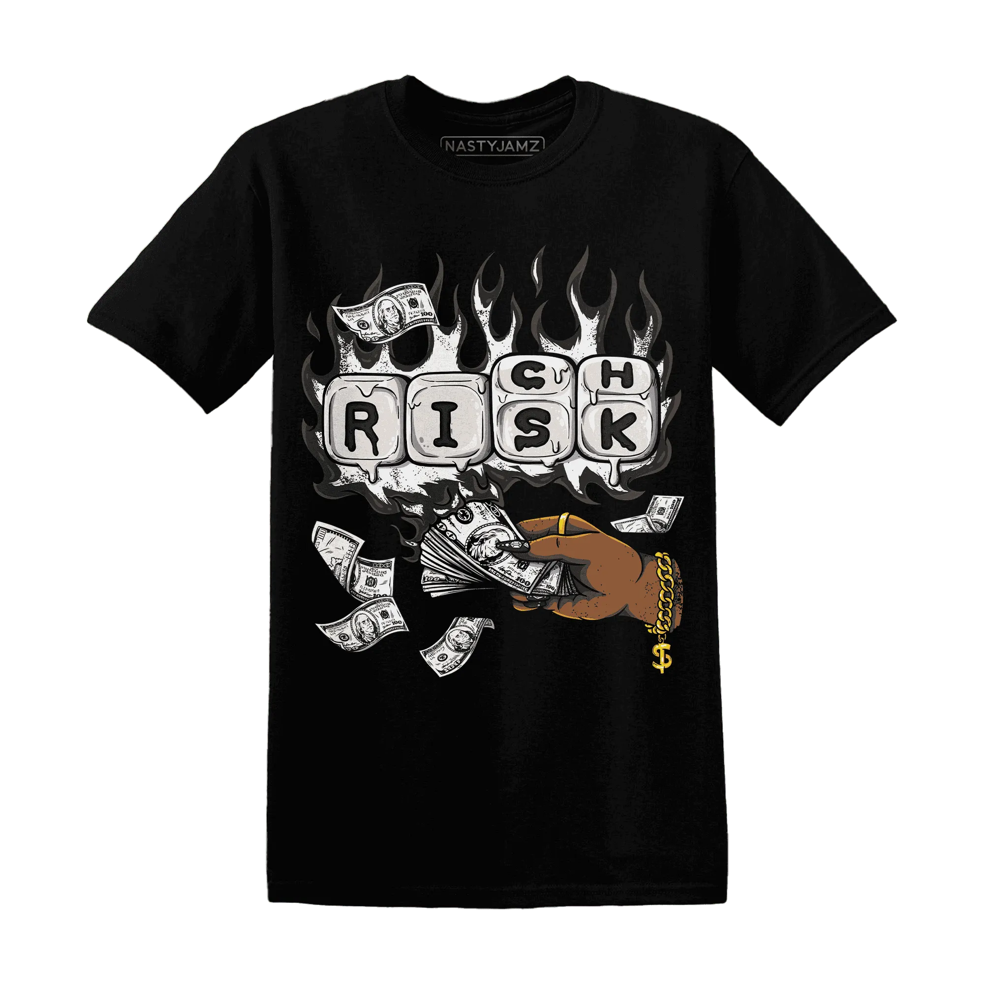 Low-Space-Jamz-11s-T-Shirt-Match-Rich-Or-Risk