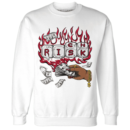 Retro-Red-Taxi-12s-Sweatshirt-Match-Rich-Or-Risk