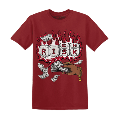 Retro-Red-Taxi-12s-T-Shirt-Match-Rich-Or-Risk