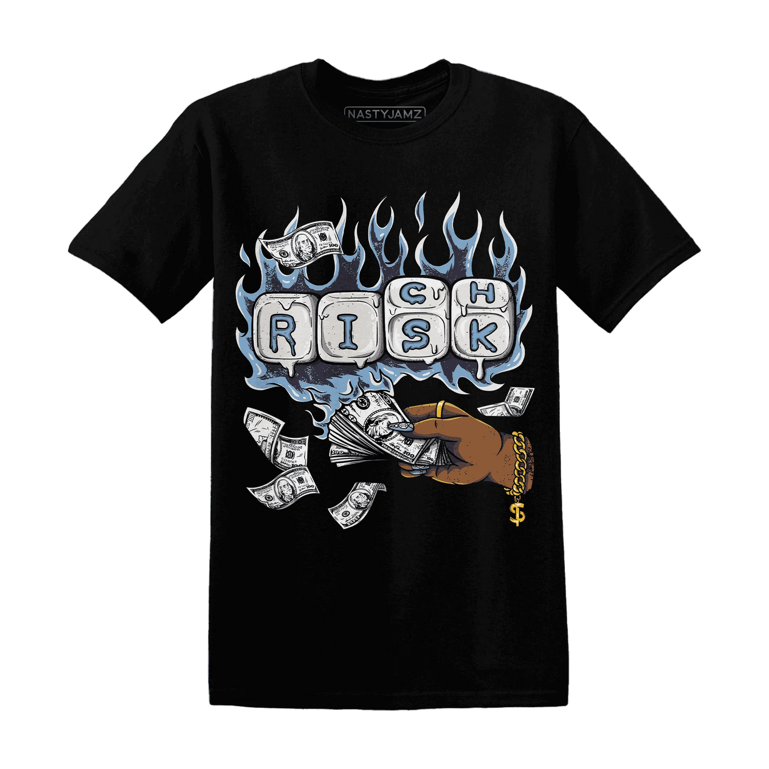 First-In-Flight-1s-T-Shirt-Match-Rich-Or-Risk