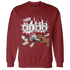 High-87-Metallic-Burgundy-1s-Sweatshirt-Match-Rich-Or-Risk