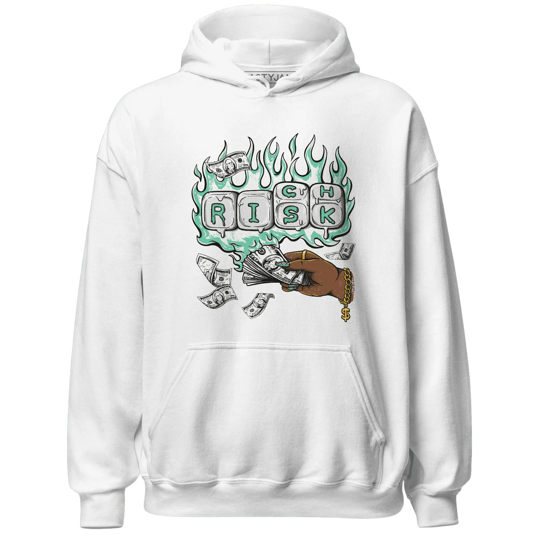 High-OG-Green-Glow-1s-Hoodie-Match-Rich-Or-Risk