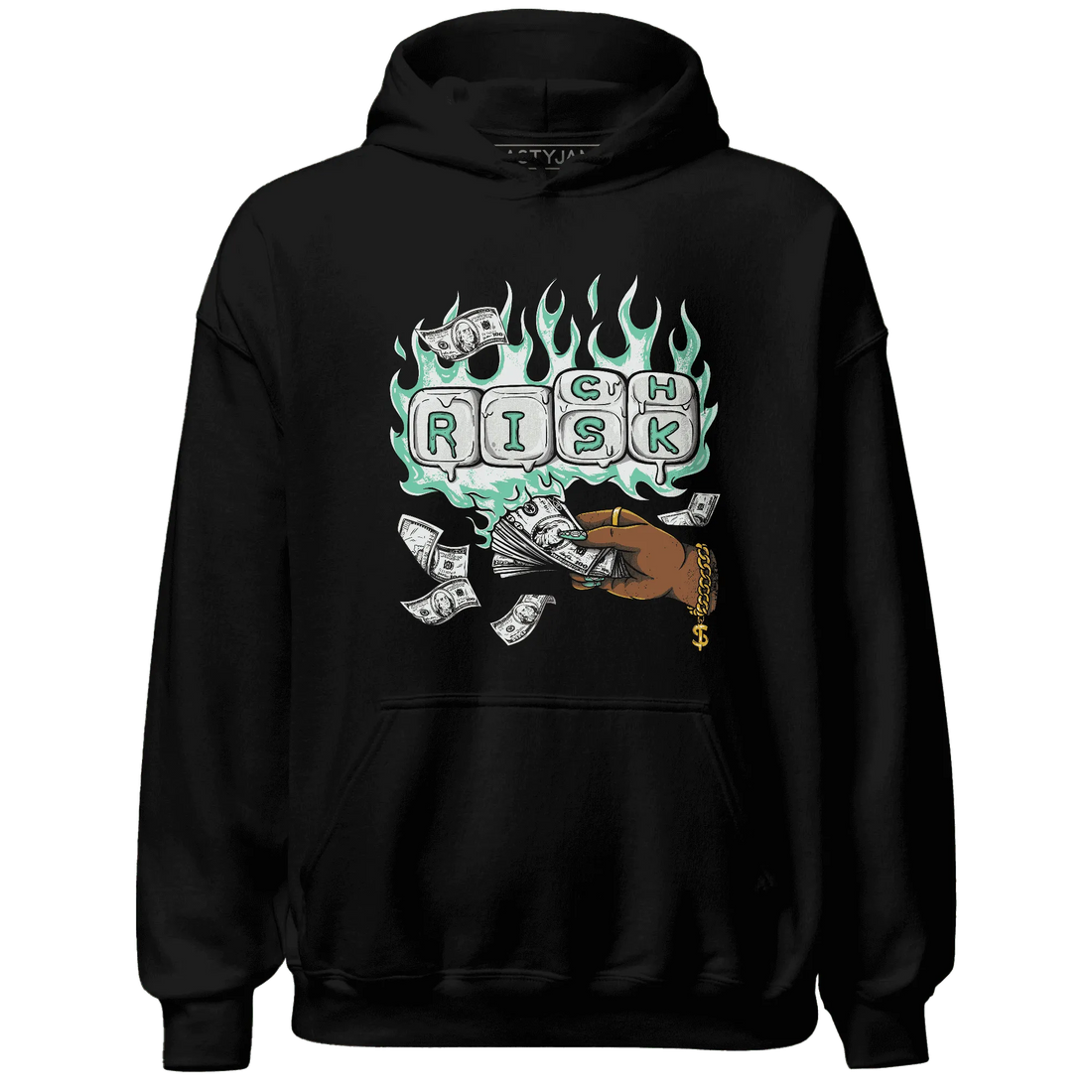 High-OG-Green-Glow-1s-Hoodie-Match-Rich-Or-Risk