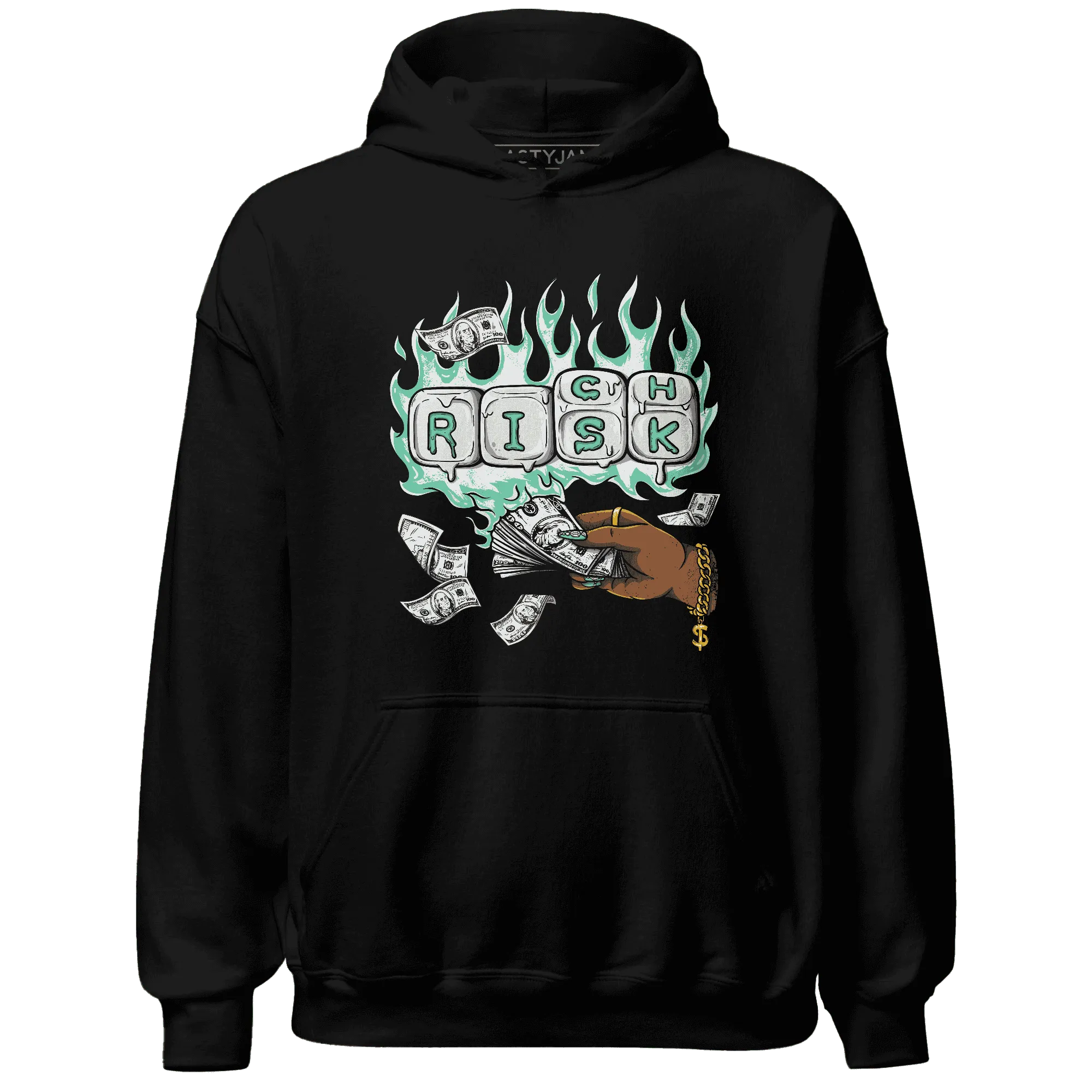 High-OG-Green-Glow-1s-Hoodie-Match-Rich-Or-Risk