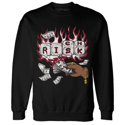 High-White-Team-Red-1s-Sweatshirt-Match-Rich-Or-Risk