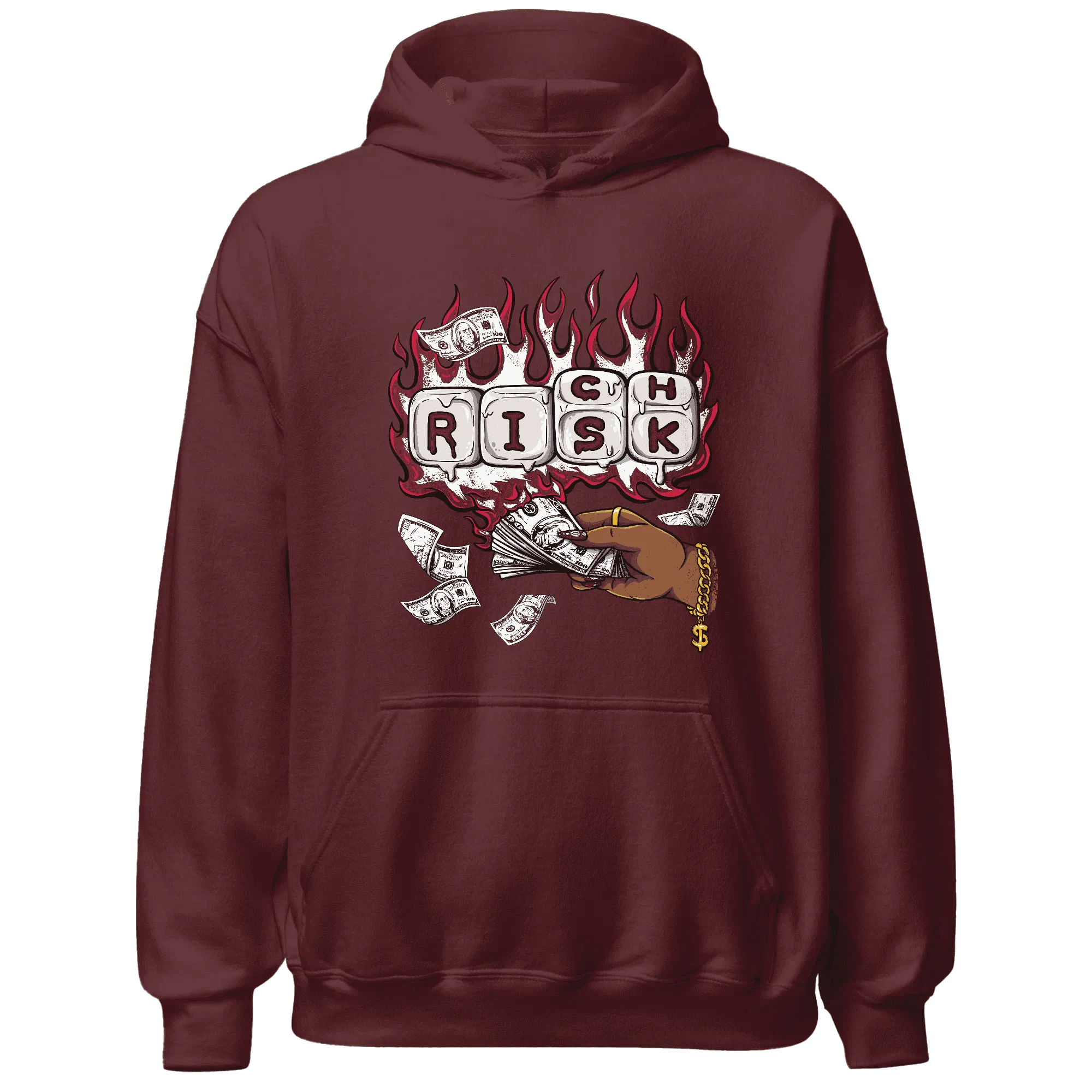High-White-Team-Red-1s-Hoodie-Match-Rich-Or-Risk