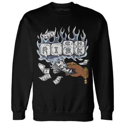 Mid-Diffused-Blue-Grey-1s-Sweatshirt-Match-Rich-Or-Risk