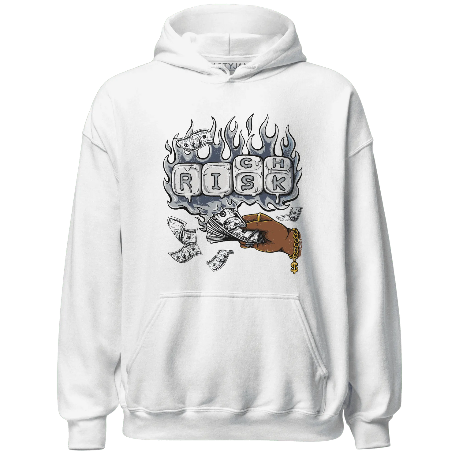 Mid-Diffused-Blue-Grey-1s-Hoodie-Match-Rich-Or-Risk