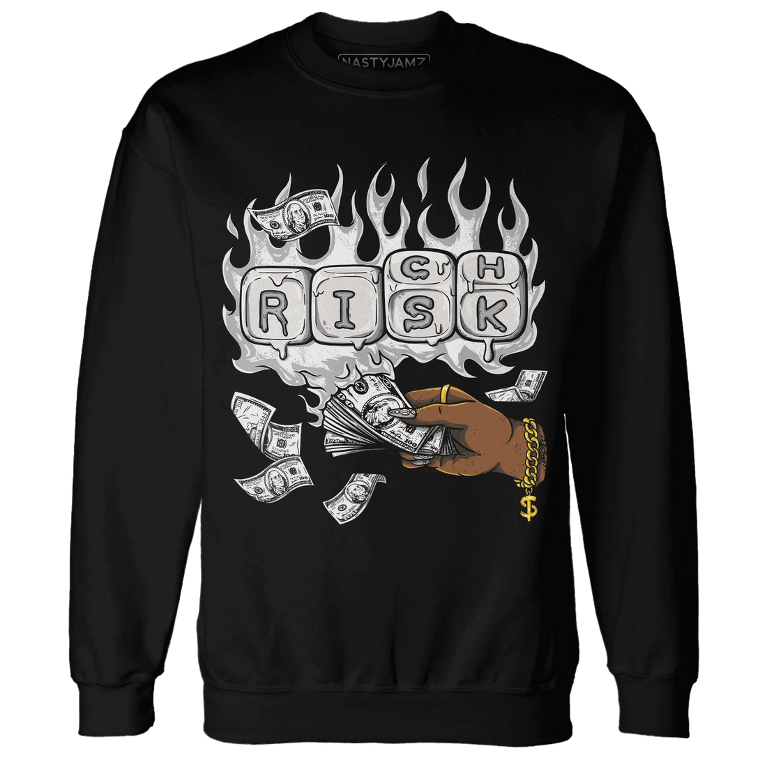 Wolf-Grey-1s-Sweatshirt-Match-Rich-Or-Risk