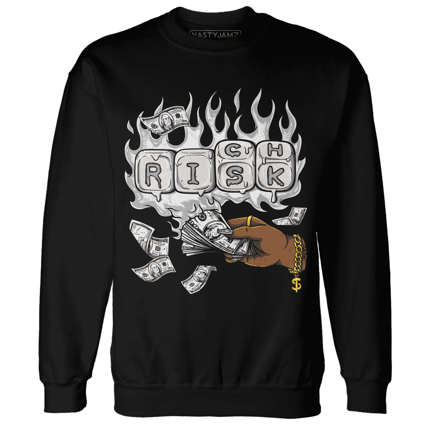 Wolf-Grey-1s-Sweatshirt-Match-Rich-Or-Risk