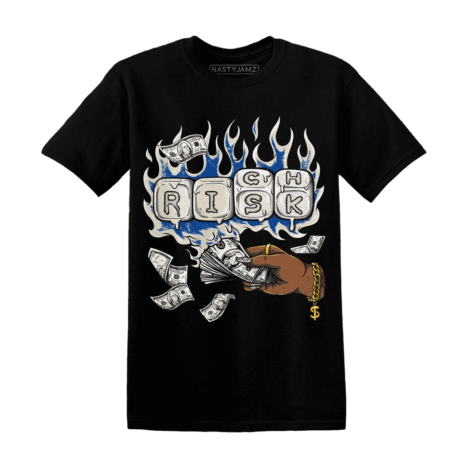 Quaiii-54-3s-T-Shirt-Match-Rich-Or-Risk