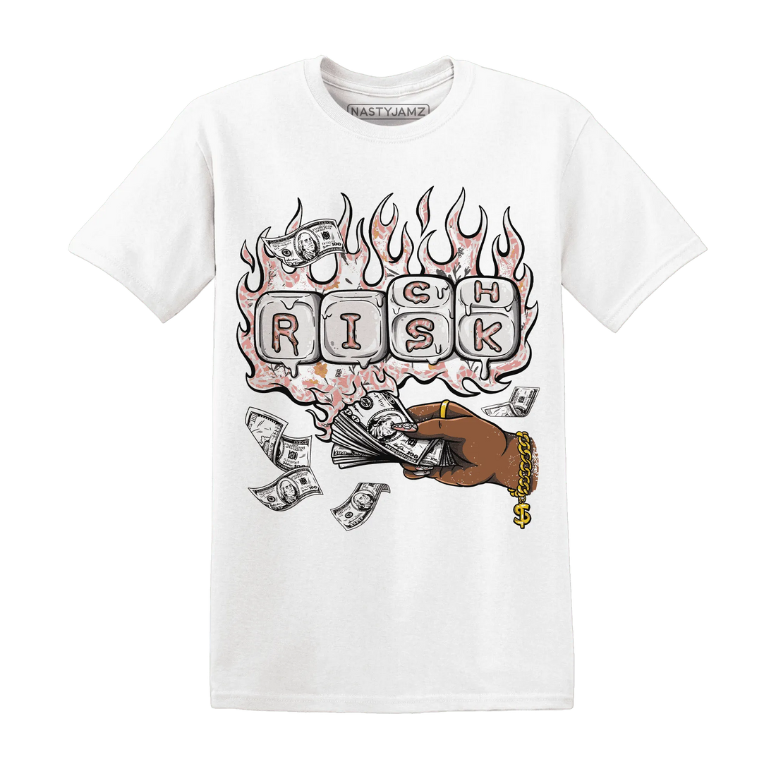 Red-Stardust-3s-T-Shirt-Match-Rich-Or-Risk