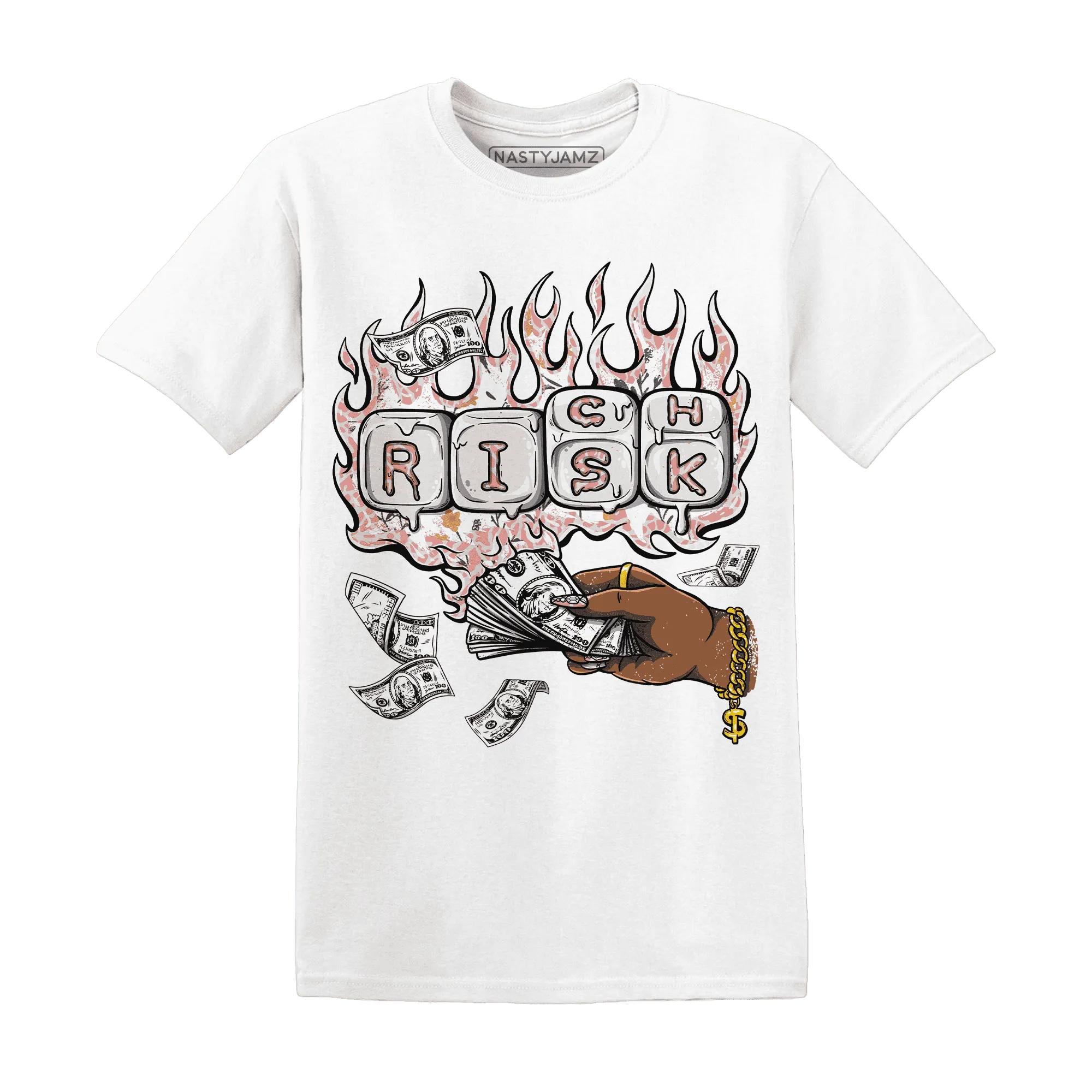 Red-Stardust-3s-T-Shirt-Match-Rich-Or-Risk
