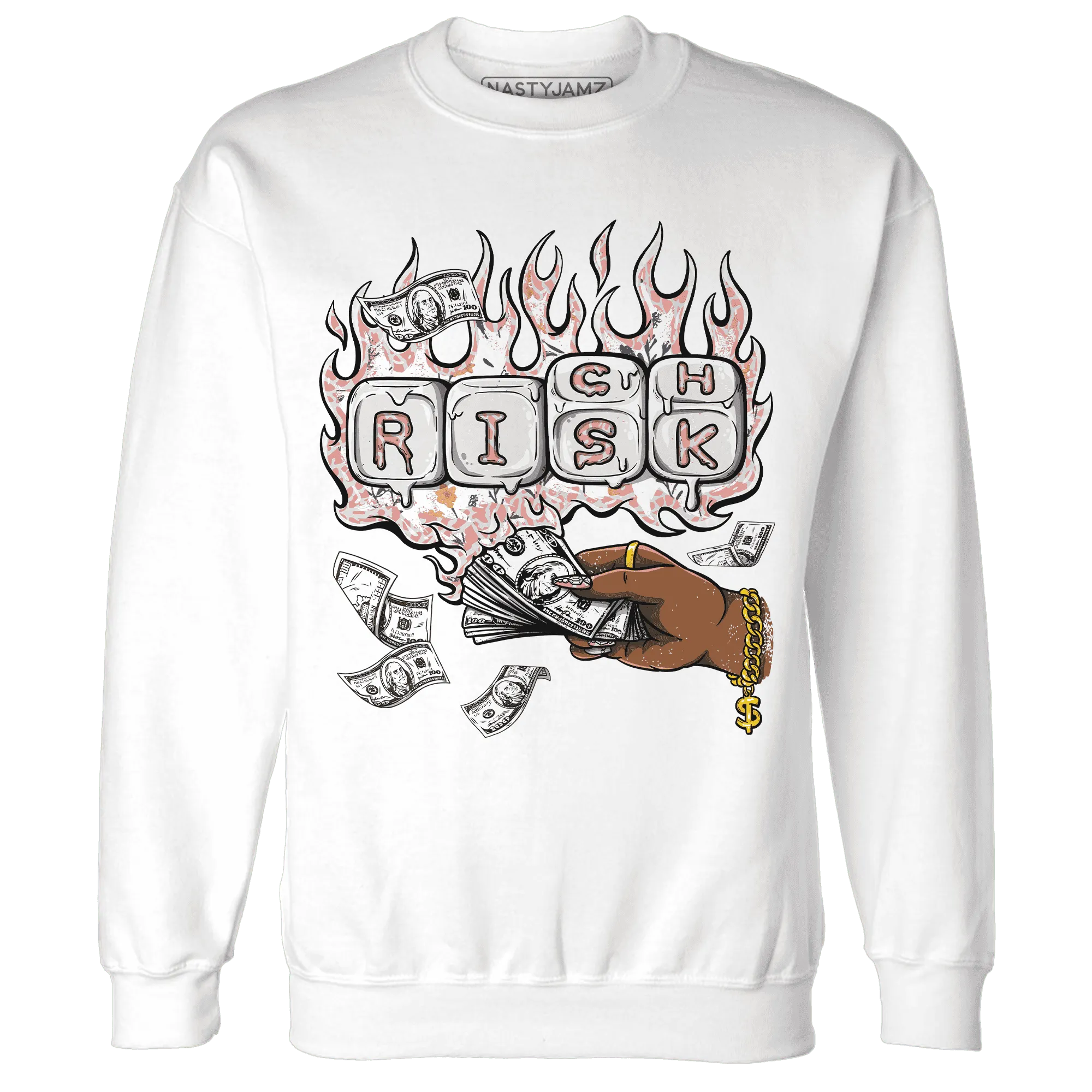 Red-Stardust-3s-Sweatshirt-Match-Rich-Or-Risk