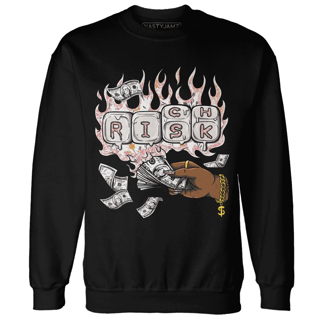 Red-Stardust-3s-Sweatshirt-Match-Rich-Or-Risk