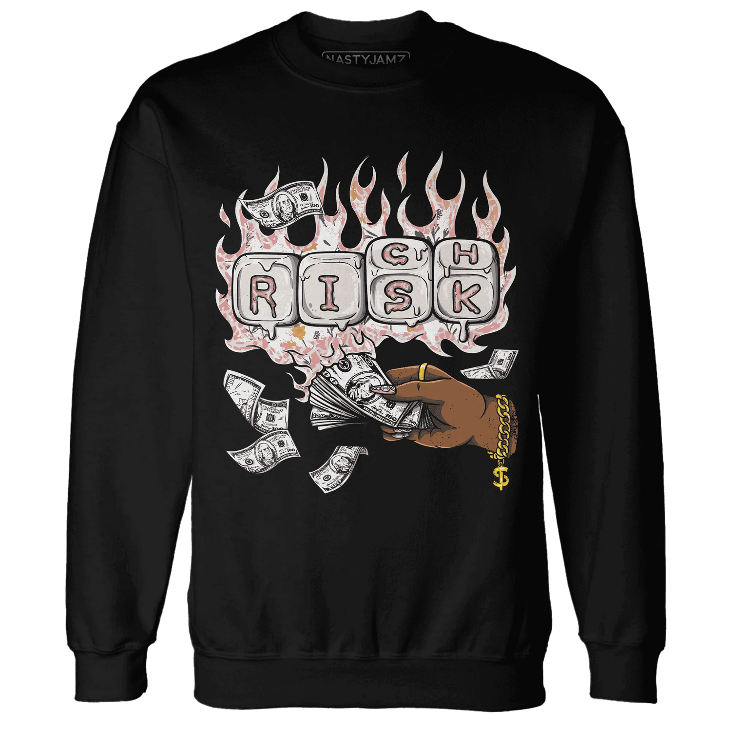 Red-Stardust-3s-Sweatshirt-Match-Rich-Or-Risk
