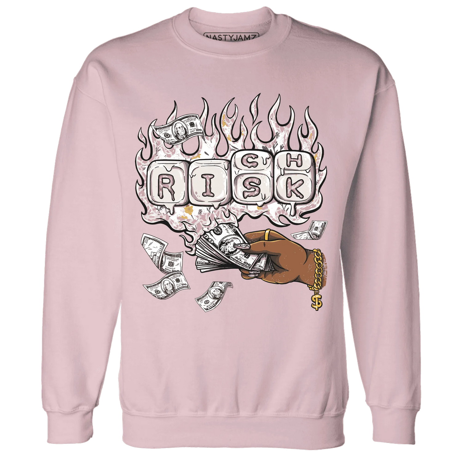Red-Stardust-3s-Sweatshirt-Match-Rich-Or-Risk