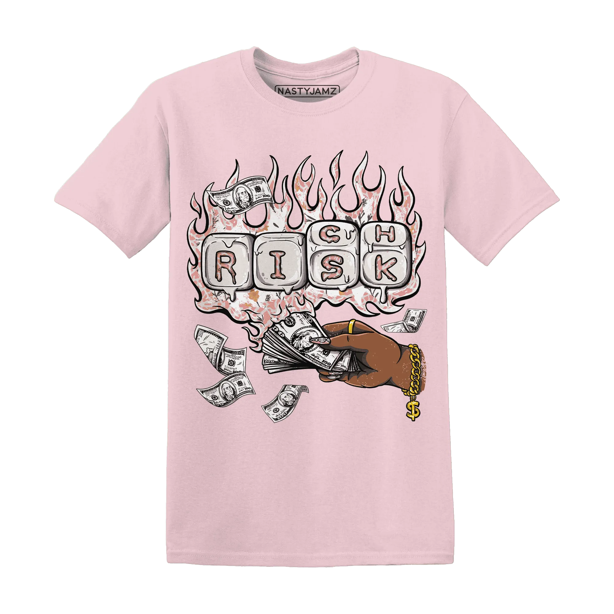 Red-Stardust-3s-T-Shirt-Match-Rich-Or-Risk