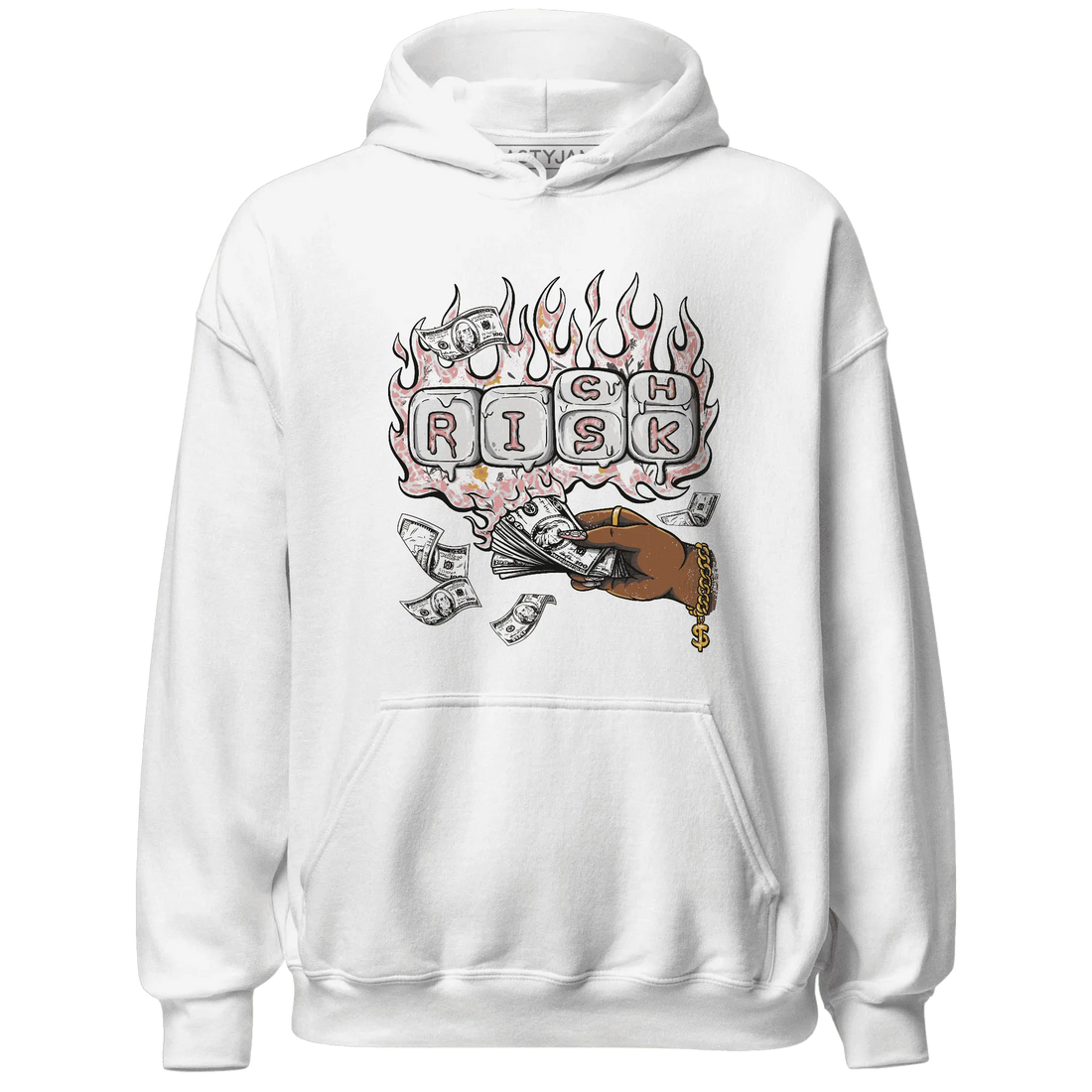 Red-Stardust-3s-Hoodie-Match-Rich-Or-Risk