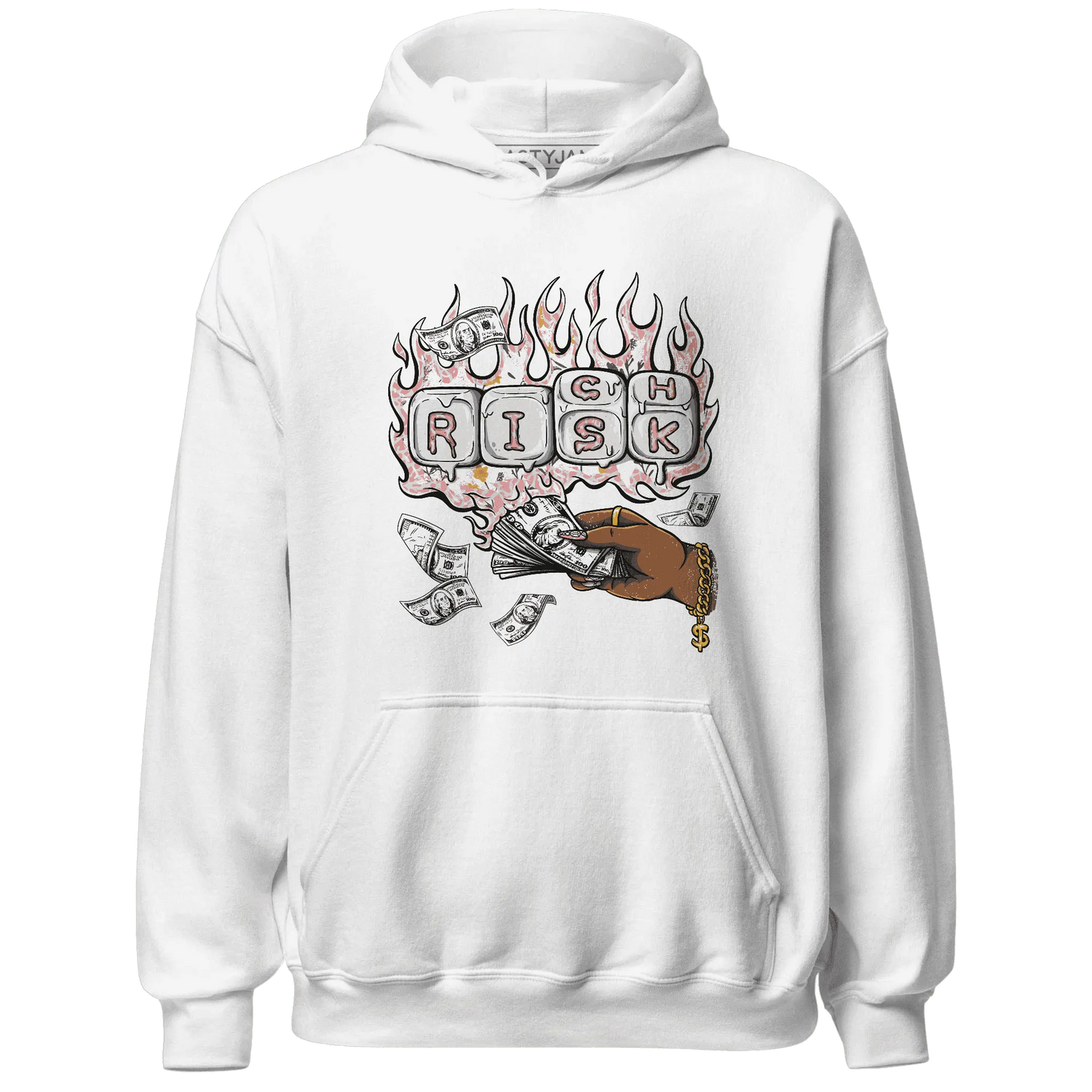 Red-Stardust-3s-Hoodie-Match-Rich-Or-Risk