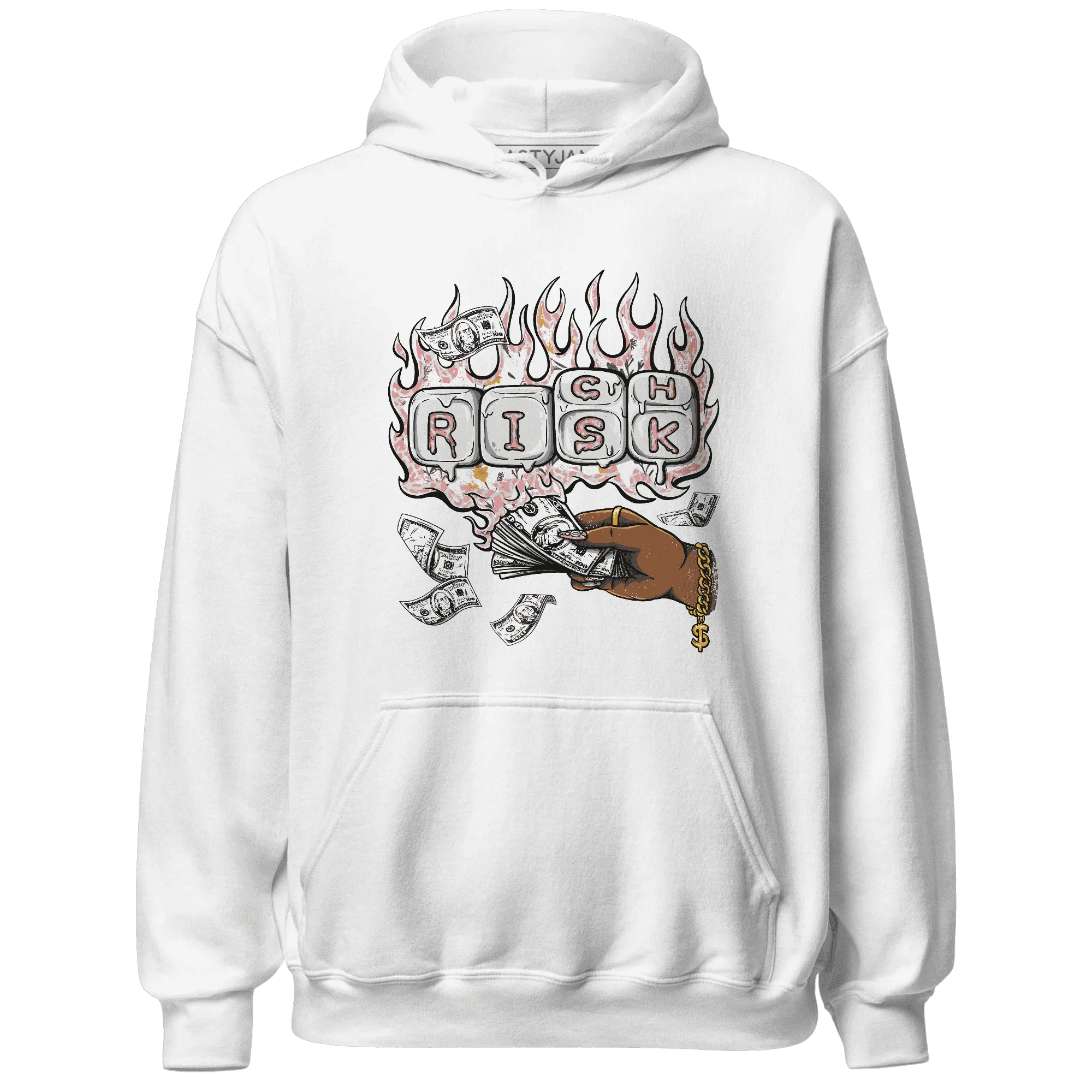 Red-Stardust-3s-Hoodie-Match-Rich-Or-Risk