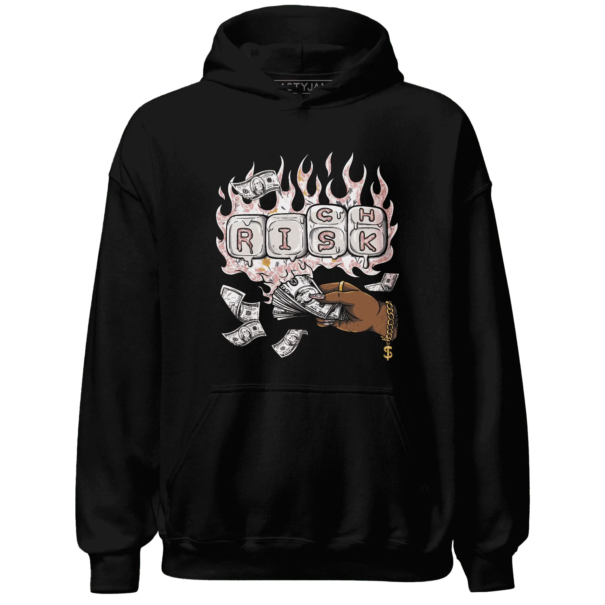 Red-Stardust-3s-Hoodie-Match-Rich-Or-Risk