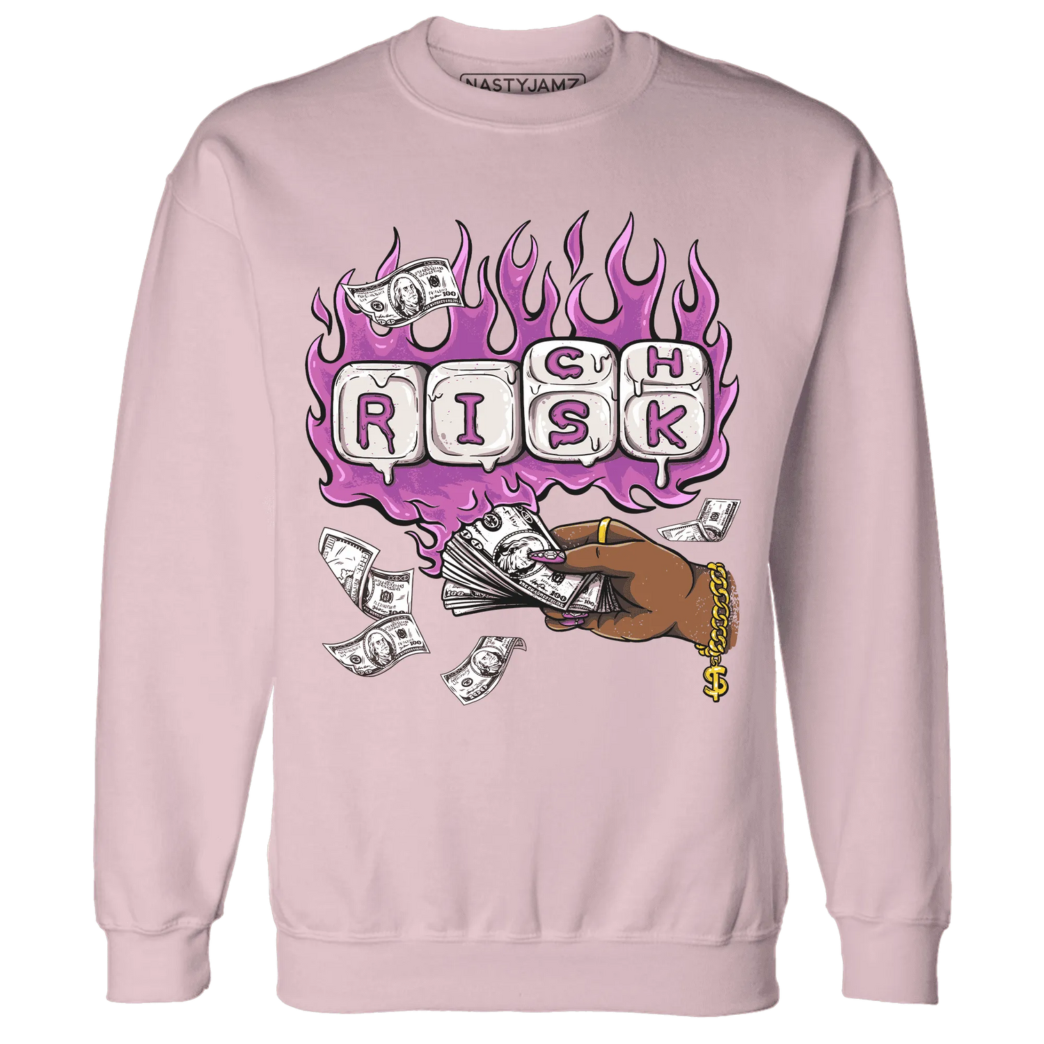 GS-Hyper-Violet-4s-Sweatshirt-Match-Rich-Or-Risk