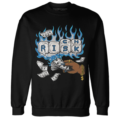 Industrial-Blue-4s-Sweatshirt-Match-Rich-Or-Risk