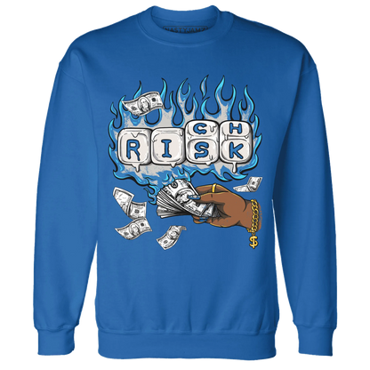 Industrial-Blue-4s-Sweatshirt-Match-Rich-Or-Risk