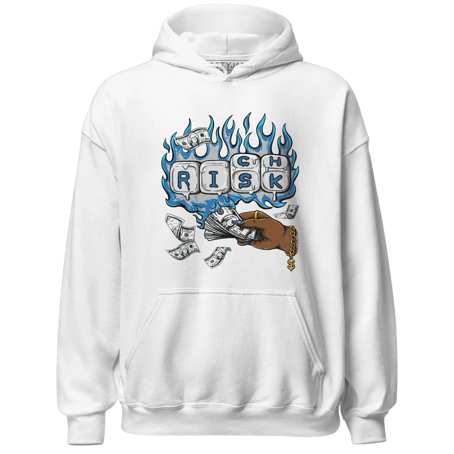 Industrial-Blue-4s-Hoodie-Match-Rich-Or-Risk