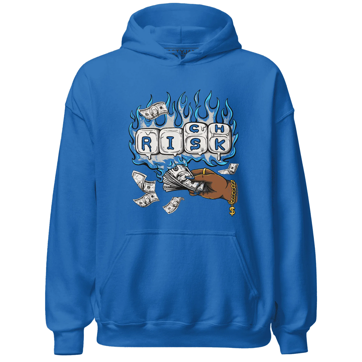 Industrial-Blue-4s-Hoodie-Match-Rich-Or-Risk
