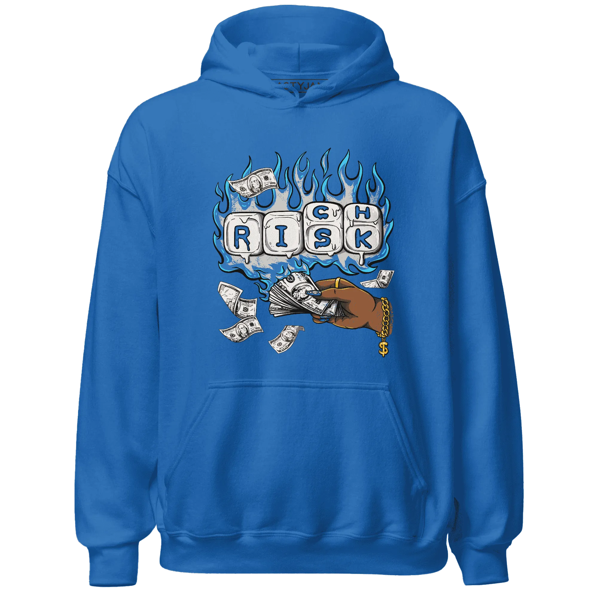 Industrial-Blue-4s-Hoodie-Match-Rich-Or-Risk