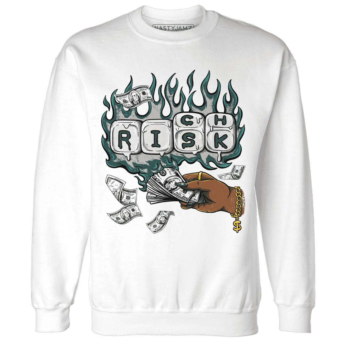 Oxidized-Green-4s-Sweatshirt-Match-Rich-Or-Risk