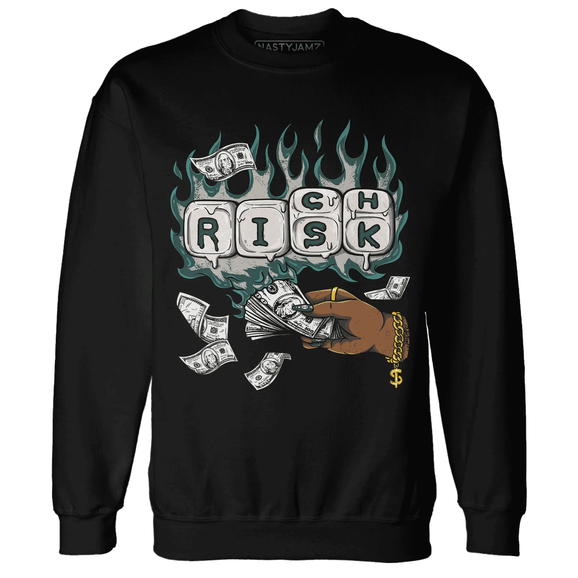 Oxidized-Green-4s-Sweatshirt-Match-Rich-Or-Risk